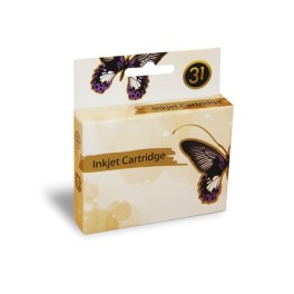 TINTEIRO COMPAT&Iacute;VEL P/ HP DESIGNJET T120/T520 N&ordm;711 - AMARELO