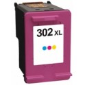 Tinteiro HP Reciclado 302 XL Cor (F6U67AE)