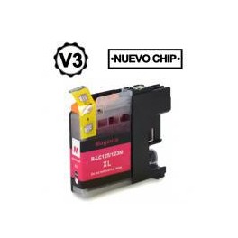 BROTHER LC121XL/LC123XL V3 MAGENTA CARTUCHO DE TINTA GENERICO LC121M/LC123M