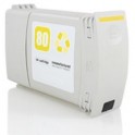 HP 80 AMARELO CARTUCHO DE TINTA GENERICO C4848A