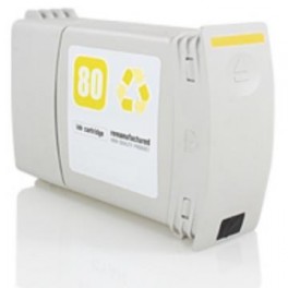 HP 80 AMARELO CARTUCHO DE TINTA GENERICO C4848A