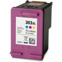 HP 303XL TRICOLOR CARTUCHO DE TINTA REMANUFACTURADO T6N03AE/T6N01AE (MOSTRA NIVEL DE TINTA)